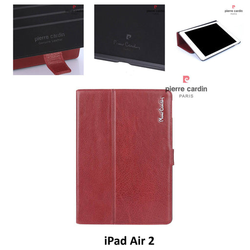 Pierre Cardin Tasche Rot Book Case Tablet für iPad Air 2