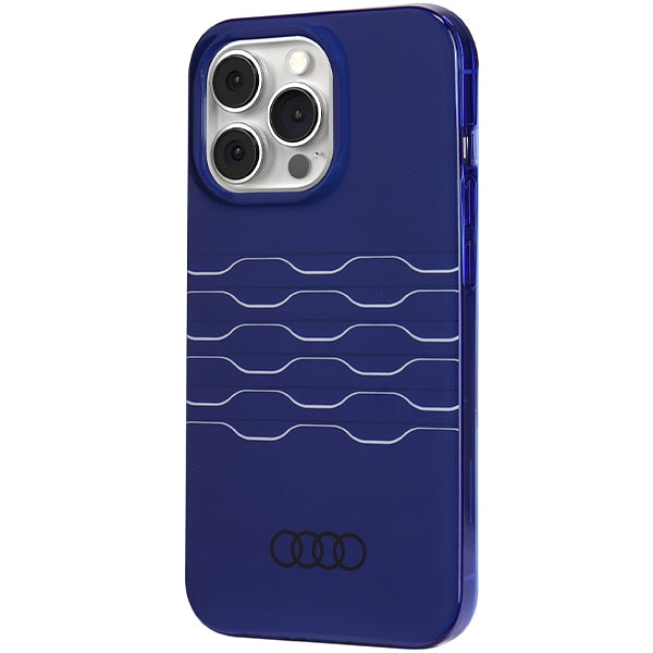 Audi IML MagSafe Case Hülle etui für iPhone 13 Pro / 13 6.1" navy Blau hardcase