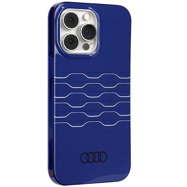 Audi IML MagSafe Case Hülle etui für iPhone 13 Pro / 13 6.1" navy Blau hardcase