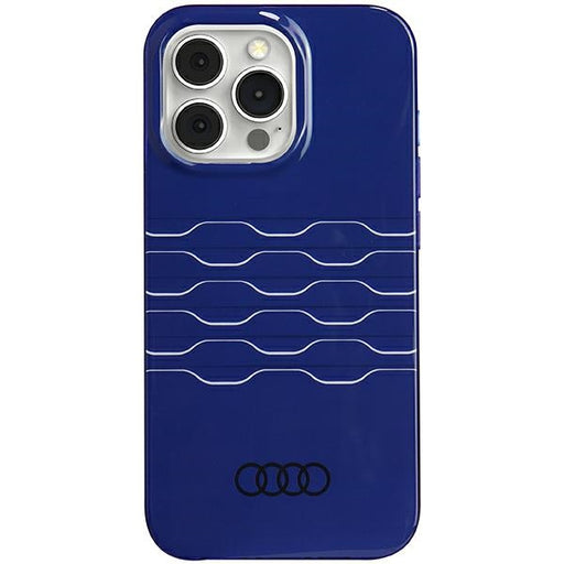 Audi IML MagSafe Case Hülle etui für iPhone 13 Pro Max 6.7" navy Blau hardcase