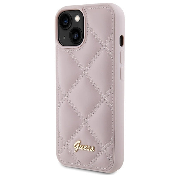 guess-hulle-etui-fur-iphone-15-14-13-6-1-rosa-hardcase-quilted-metal-logo