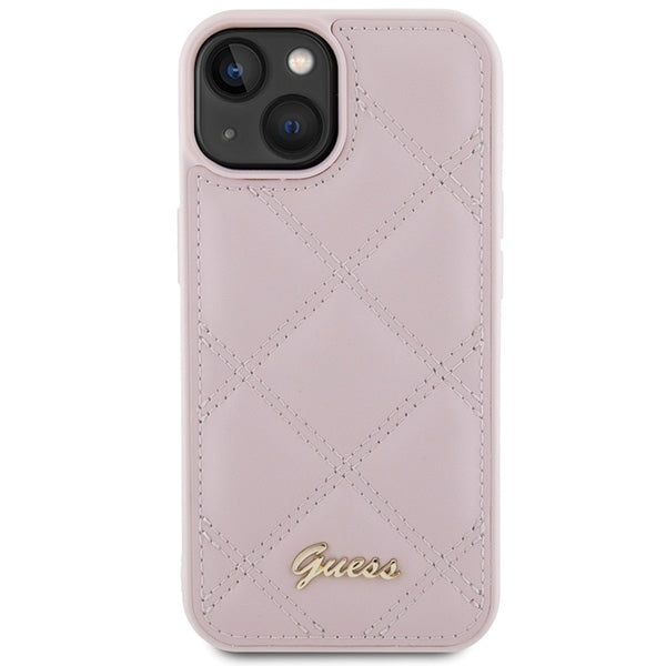 guess-hulle-etui-fur-iphone-15-14-13-6-1-rosa-hardcase-quilted-metal-logo