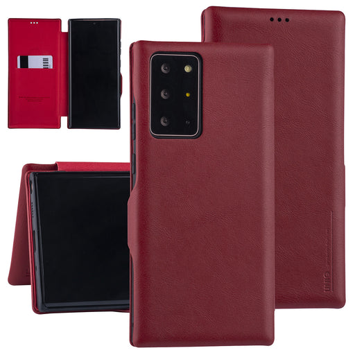 Handytasche für Samsung Galaxy Note 20 Ultra Rot Book-Case hul - Kartenhalter