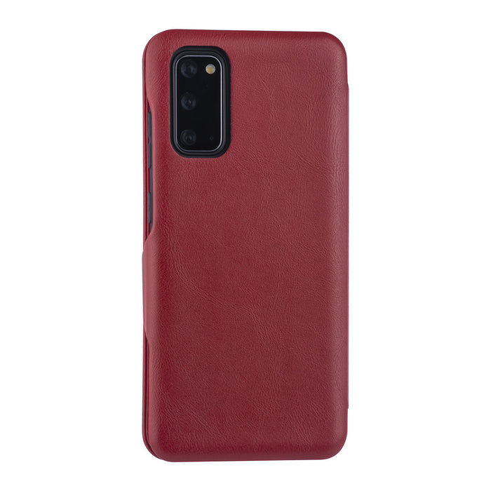 Handytasche für Samsung Galaxy S20 Rot Book-Case hul - Kartenhalter