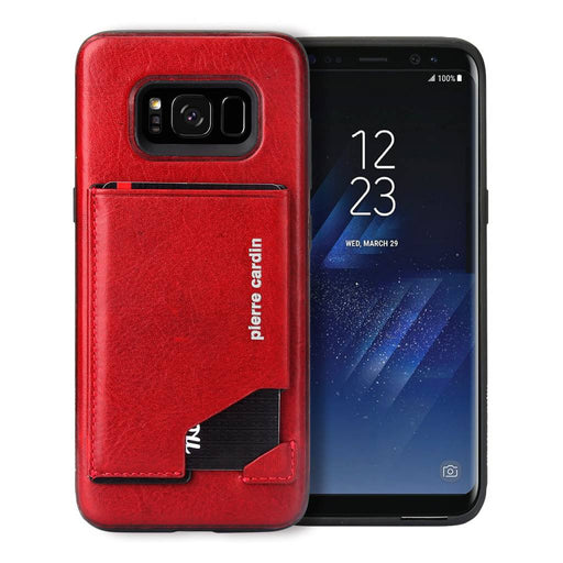 Pierre Cardin Silikonhülle Rot fur Samsung Galaxy S8