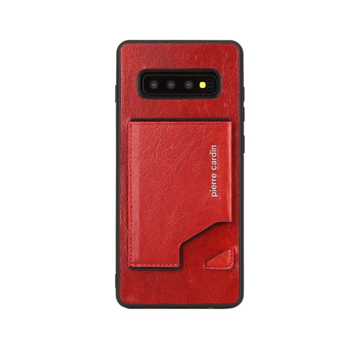Pierre Cardin Backcover für Galaxy S10 Plus - Rot