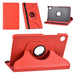 UNIQ Tasche etui für Samsung Galaxy Tab A9 8.7 Book Case Tablethoes Draaibare - Rood