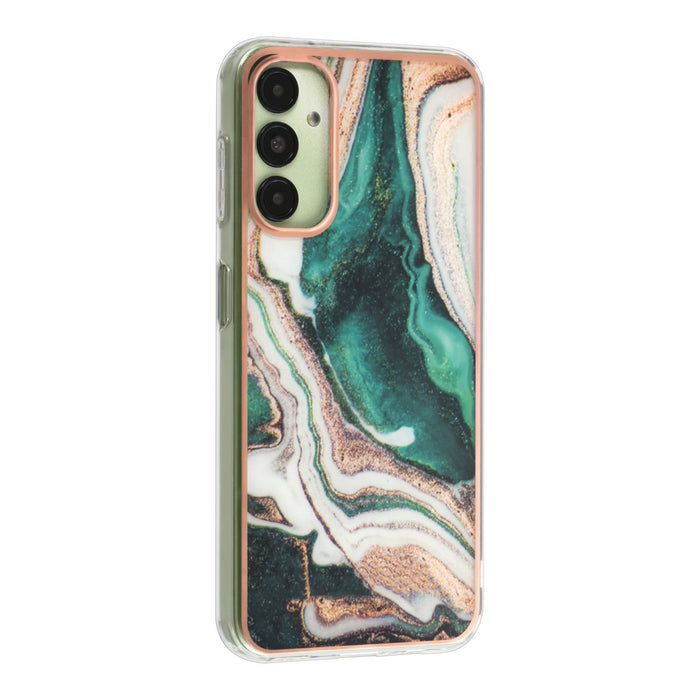 uniq-hulle-etui-fur-samsung-galaxy-a14-5g-tpu-hulle-marble-green