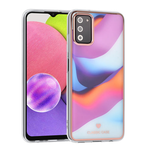 UNIQ Classic Case Etui für Samsung Galaxy A03s - Silikonhülle TPU - Curved Colors