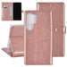 UNIQ handytasche etui für Samsung Galaxy S24 Ultra Book-Case hul - 3 pasjeshouder - Rose Gold