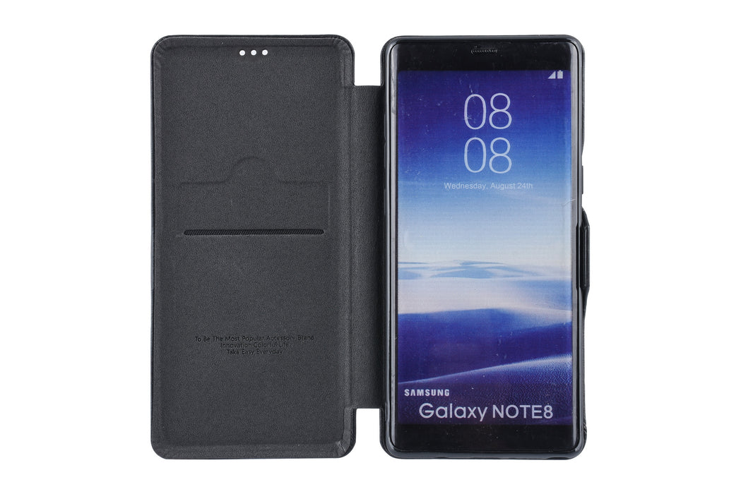 Hanytasche für Samsung Galaxy Note 8 Kartenhalter Schwarz Book-Case hul -Magnetverschluss - Kunststof;TPU