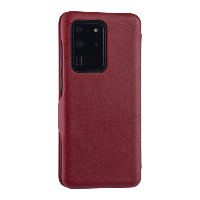 Handytasche für Samsung Galaxy S20 Ultra Rot Book-Case hul - Kartenhalter