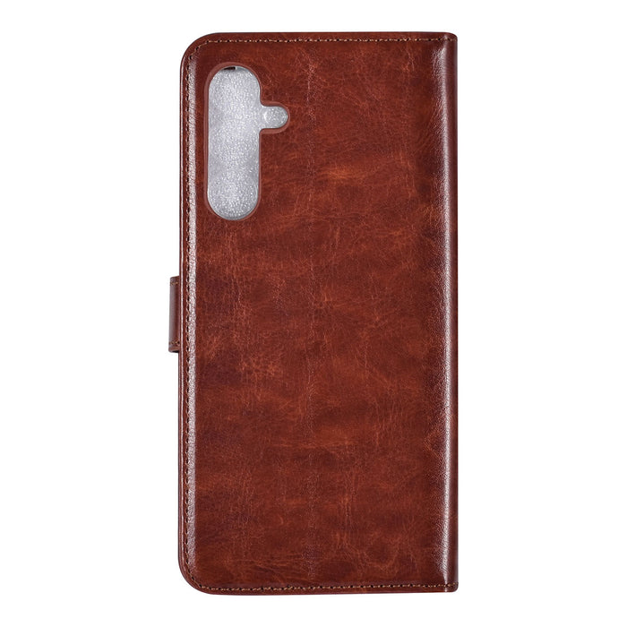 uniq-handytasche-etui-fur-samsung-galaxy-a25-book-case-hul-3-pasjeshouder-braun