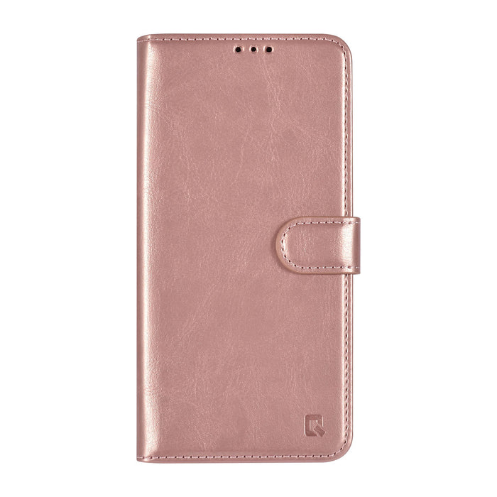 uniq-handytasche-etui-fur-samsung-galaxy-a25-book-case-hul-3-pasjeshouder-rose-gold