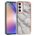 UNIQ Hülle Etui für Samsung Galaxy A54 5G TPU Hülle - Marble weiss