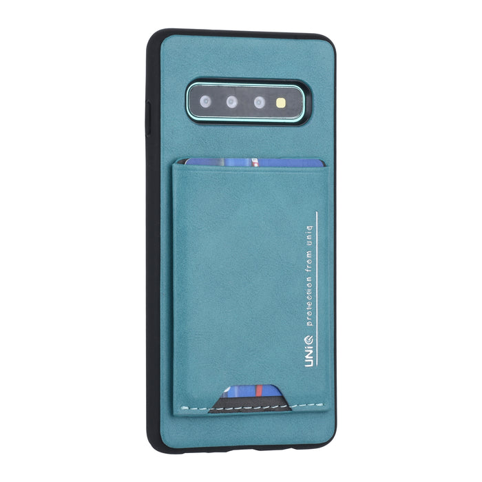 uniq-hulle-etui-fur-samsung-galaxy-s10-back-cover-hul-grun-kartenhalter