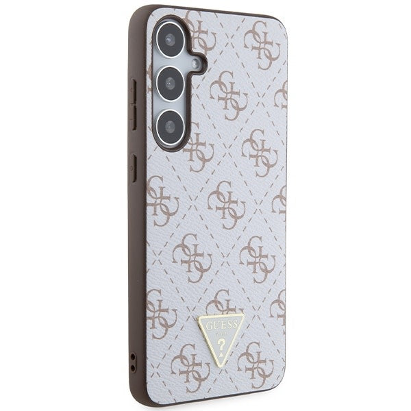guess-hulle-etui-fur-samsung-galaxy-s24-plus-s926weiss-hardcase-4g-triangle