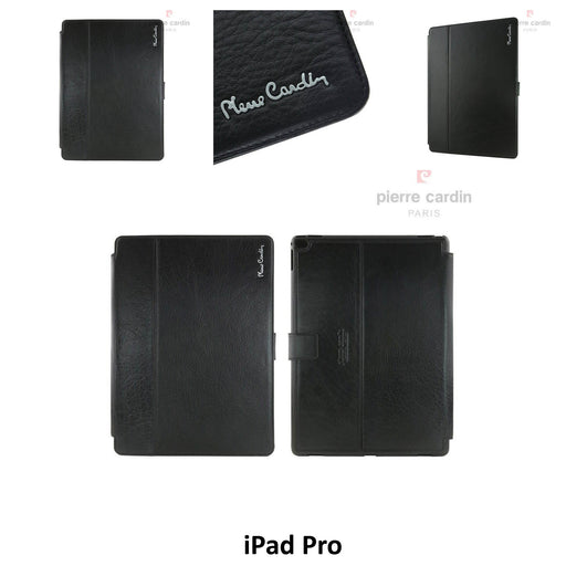 Pierre Cardin Tasche Schwarz Book Case Tablet für iPad Pro