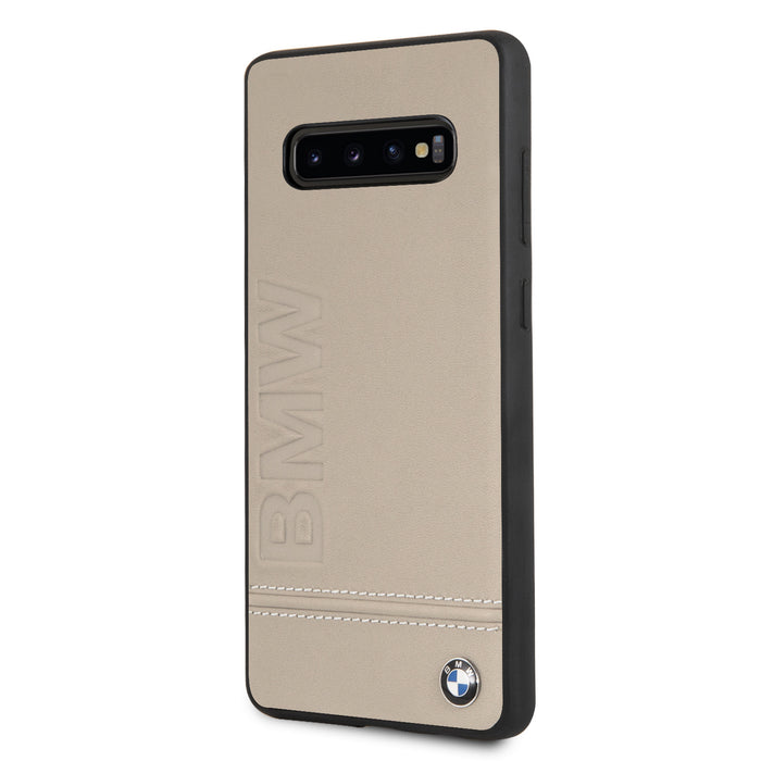 BMW back cover für Galaxy S10 Plus - Taupe