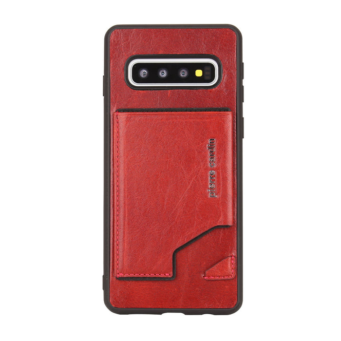 Pierre Cardin Backcover für Galaxy S10 - Rot