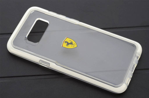 Ferrari Hartschalenetui Racing shield fur Samsung Galaxy S8 Plus - Transparent