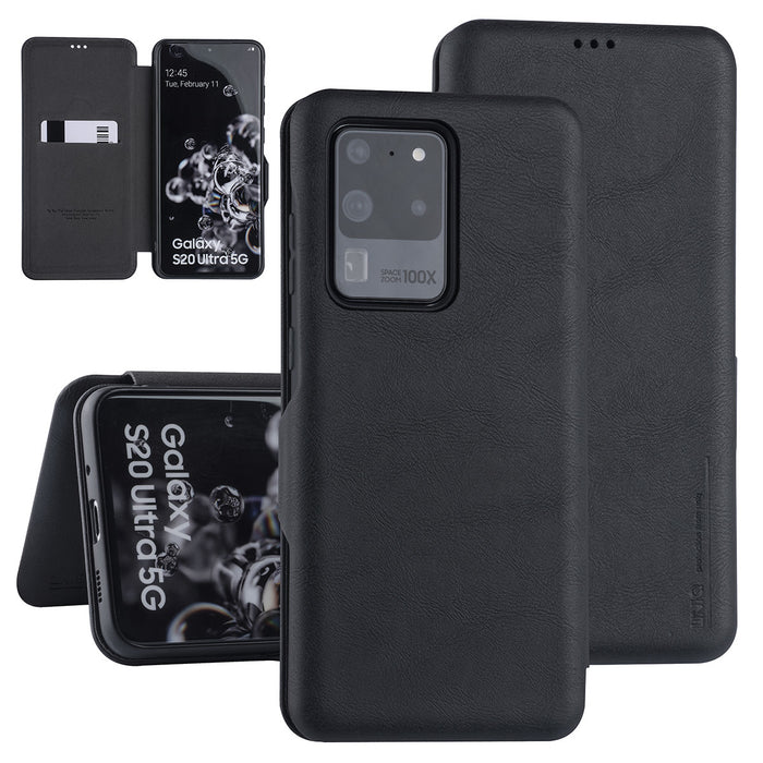 Handytasche für Samsung Galaxy S20 Ultra Schwarz Book-Case hul - Kartenhalter
