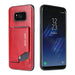 Pierre Cardin Silikonhülle Rot fur Samsung Galaxy S8 Plus