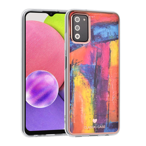 UNIQ Classic Case Etui für Samsung Galaxy A03s - Silikonhülle TPU - Graffiti Art