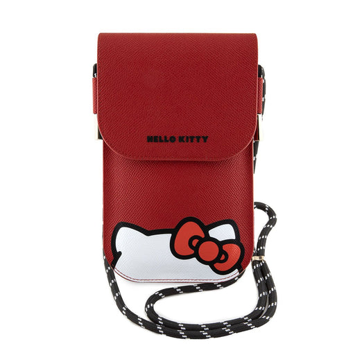 Hello Kitty Universal Wallet sack - Hiding Kitty - Rot