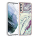 UNIQ Hülle etui für Samsung Galaxy S21 Plus Hülle - Marble Aquamarine