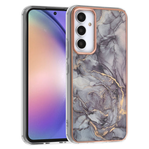 UNIQ Hülle Etui für Samsung Galaxy A54 5G TPU Hülle - Marble Grau