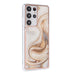 uniq-classic-case-etui-fur-samsung-galaxy-s21-ultra-silikonhulle-tpu-marble-braun