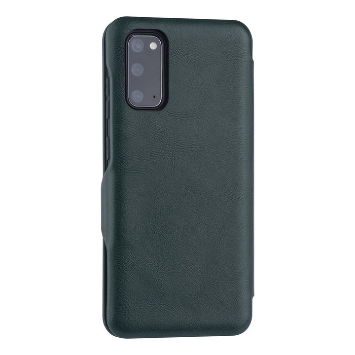 Handytasche für Samsung Galaxy S20 Grün Book-Case hul - Kartenhalter
