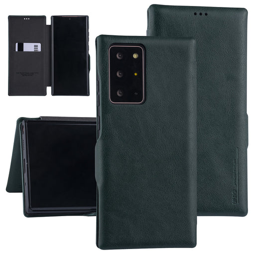 Handytasche für Samsung Galaxy Note 20 Ultra Grün Book-Case hul - Kartenhalter