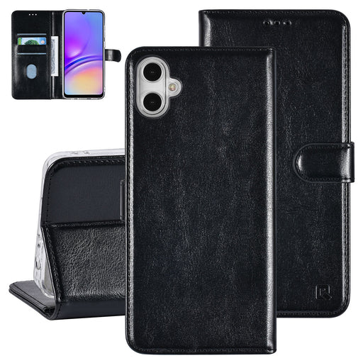 UNIQ Handytasche etui für Samsung Galaxy A05 Book-Case hul - Kartenhalter - Schwarz