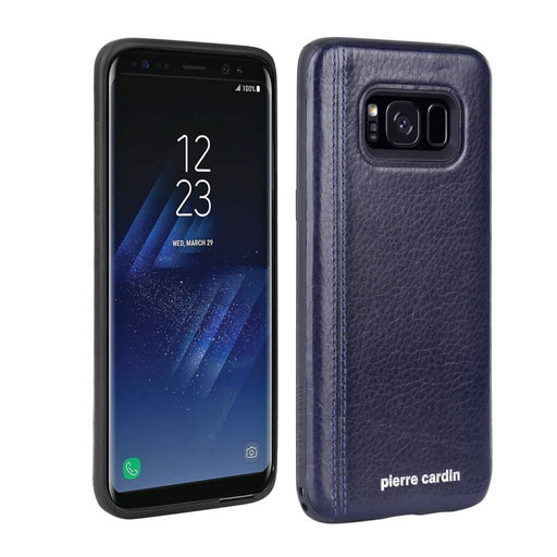 Pierre Cardin Silikonhülle Sapphire Blau fur Samsung Galaxy S8