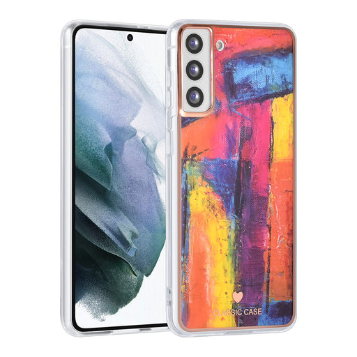 UNIQ Classic Case Etui für Samsung Galaxy S21 Plus - Silikonhülle TPU - Graffiti Art