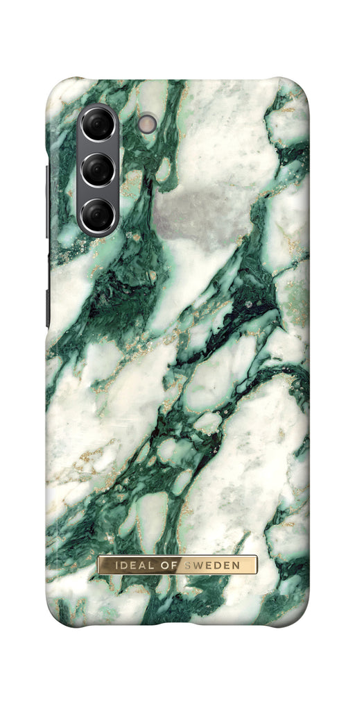 iDeal of Sweden Hülle etui für Samsung Galaxy S21 Hülle - Calacatta Emerald Marble