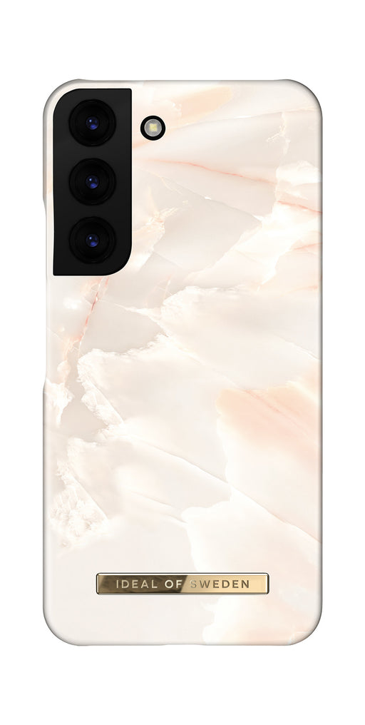 iDeal of Sweden Hülle etui für Samsung Galaxy S22 Hülle - Fashion Case - Rose Pearl Marble