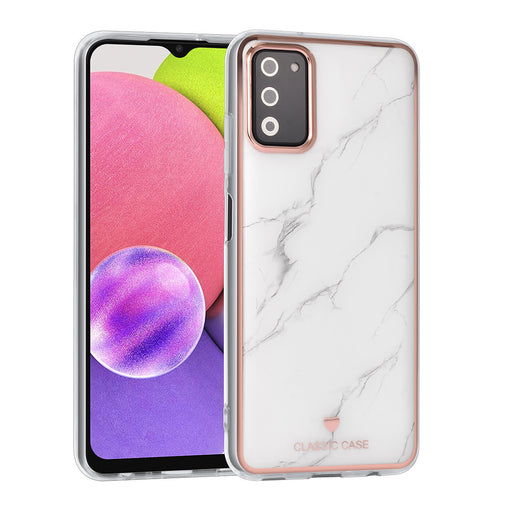 UNIQ Classic Case Etui für Samsung Galaxy A03s - Silikonhülle TPU - Marble