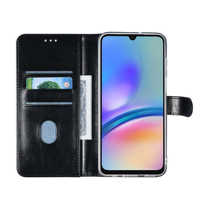 uniq-handytasche-etui-fur-samsung-galaxy-a05s-book-case-hul-kartenhalter-schwarz