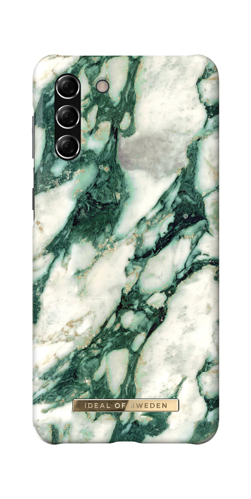 iDeal of Sweden Hülle etui für Samsung Galaxy S21 Plus Hülle - Calacatta Emerald Marble