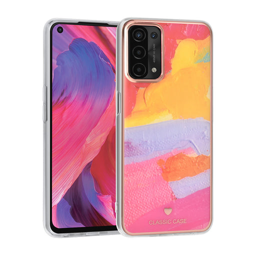 UNIQ Classic Hülle etui für Oppo A54 5G & A74 5G TPU Backcover hoesje - Graffiti