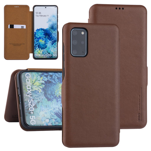 Handytasche für Samsung Galaxy S20 Plus Braun Book-Case hul - Kartenhalter