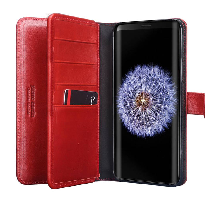 Pierre Cardin Hülle Book-Case für Galaxy S9 Plus - Rot