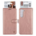 uniq-handytasche-etui-fur-samsung-galaxy-s23-plus-book-case-hul-kartenhalter-fur-3-karten-magnetverschluss-rose-gold