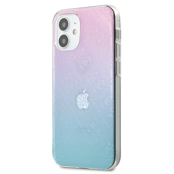 schutzhulle-guess-iphone-12-mini-5-4blau-pink-hardcase-4g-3d-pattern-collection