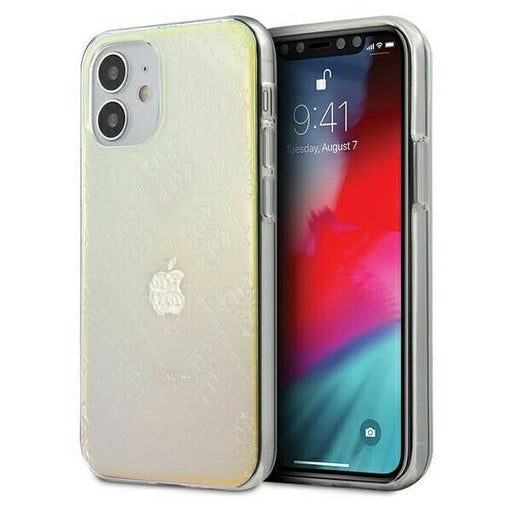 Schutzhülle Guess iPhone 12 mini 5,4" /iridescent hardcase 4G 3D Pattern