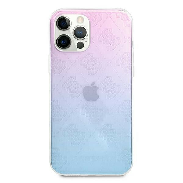 schutzhulle-guess-iphone-12-12-pro-6-1blau-pink-hardcase-4g-3d-pattern