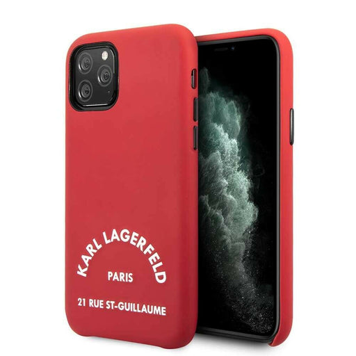 iPhone 11 Pro Hülle -Karl Lagerfeld Rue St Gullaume Cover Rot